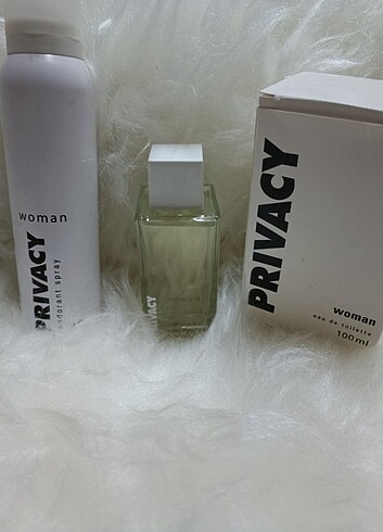 Prıvacy kadın parfüm 100 ml 2li + DeFacto parfüm 