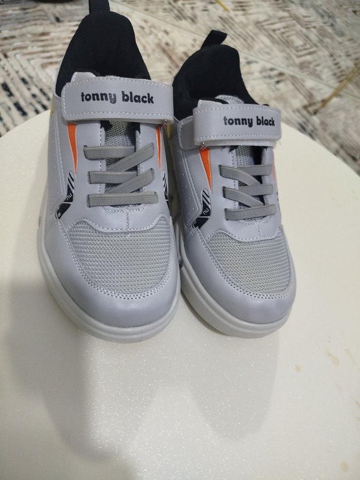 Tonny Black Erkek Çocuk Gri Spor Ayakkabı 31 no - Görsel 2