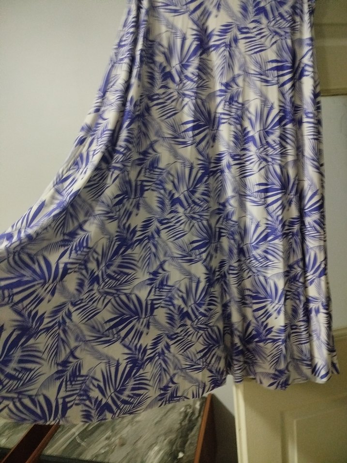 mori Batik Desenli Uzun Salaş Etek - Görsel 4