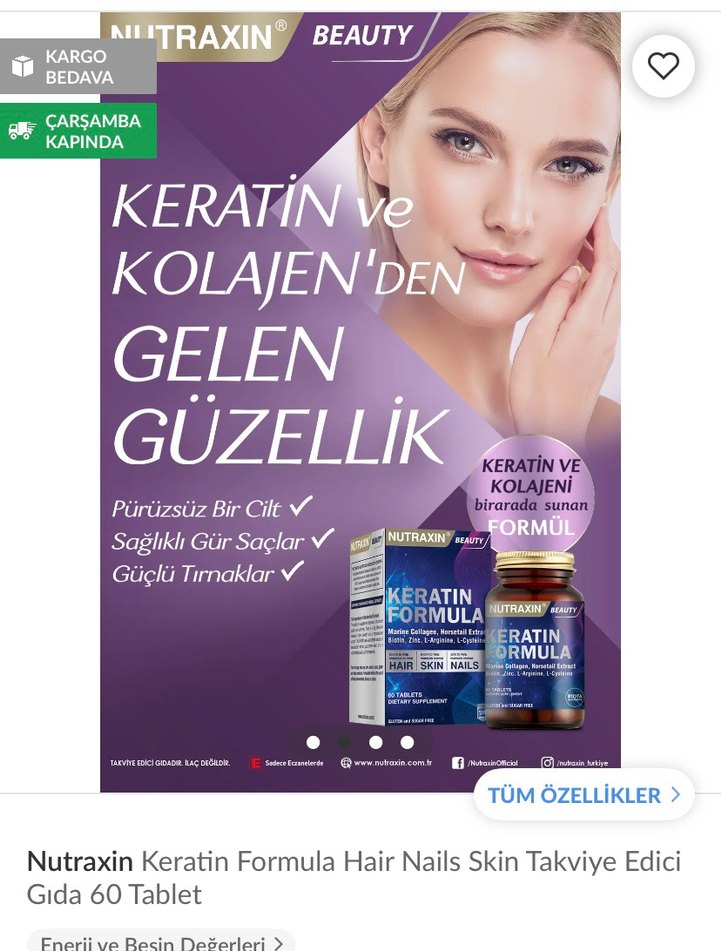 Nutraxin Keratin Formül - Görsel 3