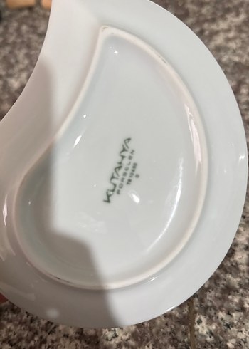 Gül Desenli Beyaz Fincan ve Tabak Seti 6 lı - Görsel 3