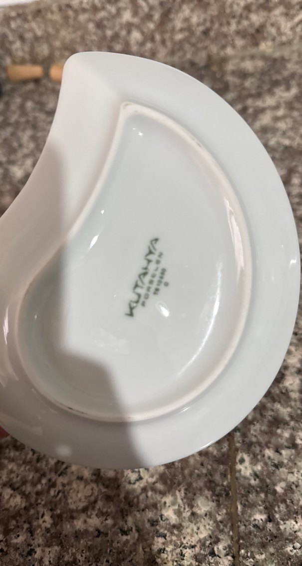 Gül Desenli Beyaz Fincan ve Tabak Seti 6 lı - Görsel 3