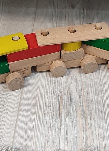 Beden Renk Woodoy ahşap kule ve tren