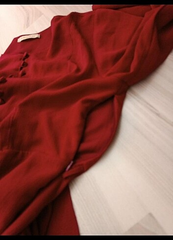 42 Beden bordo Renk Bordo vişne elbise