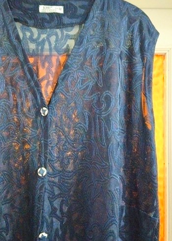 Kadın Lacivert Uzun Bohem Kolsuz Elbise - Görsel 4