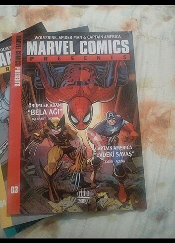  Marvel comics çizgi roman dört tane