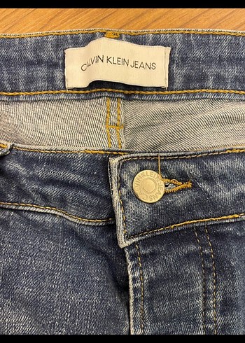 Calvin Klein Dugmeli Mavi Calvin Klein Erkek Jean