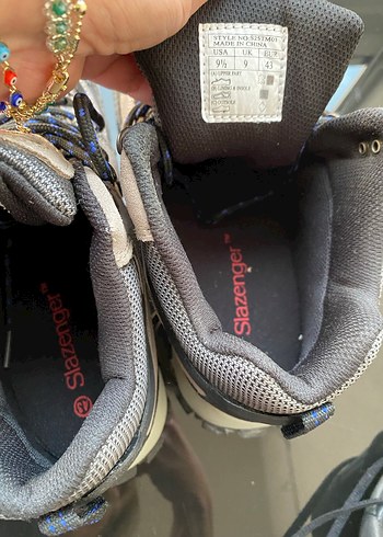 Gri Outdoor Erkek Ayakkabı Velcro Bağcıklı - Görsel 4