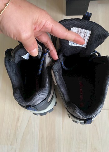 Gri Outdoor Erkek Ayakkabı Velcro Bağcıklı - Görsel 10