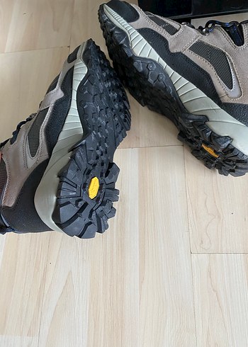 Gri Outdoor Erkek Ayakkabı Velcro Bağcıklı - Görsel 2