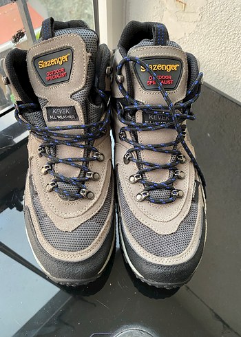 Gri Outdoor Erkek Ayakkabı Velcro Bağcıklı - Görsel 6