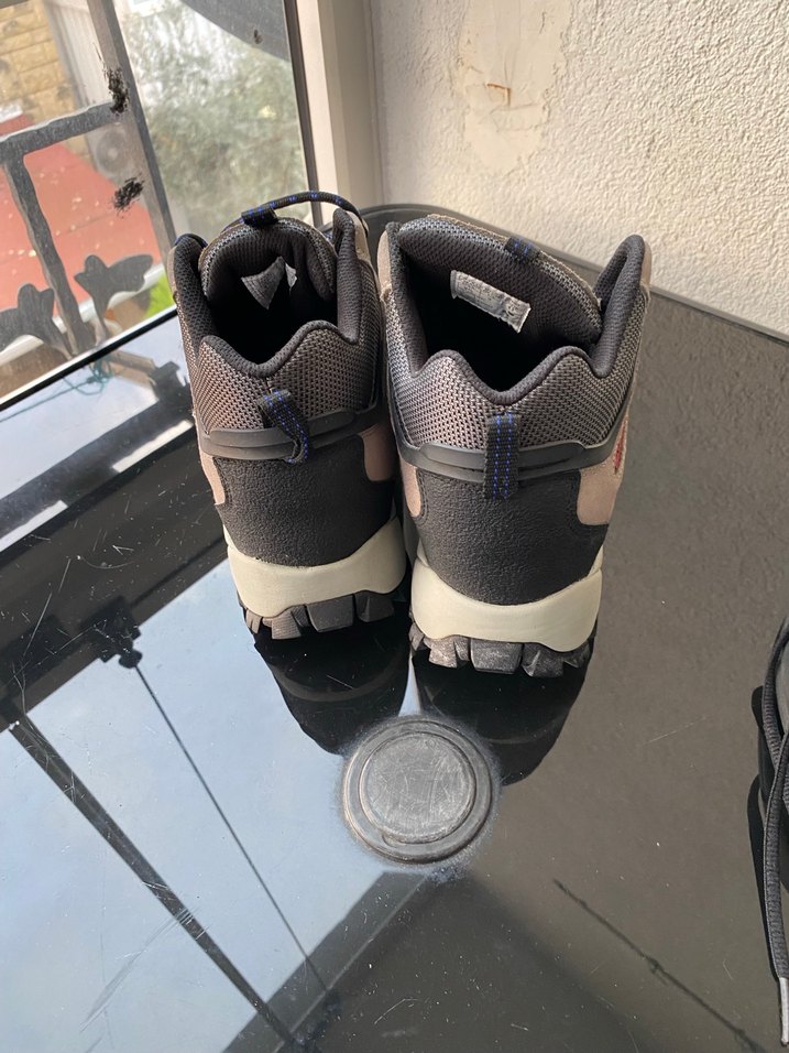 Gri Outdoor Erkek Ayakkabı Velcro Bağcıklı - Görsel 5