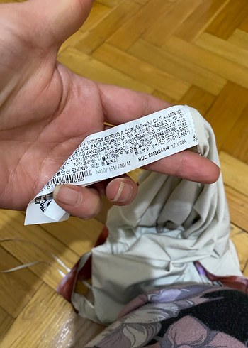 Kadın Kahverengi Batik Desenli Drapeli Mayo - Görsel 3