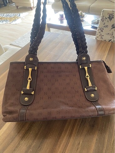 Vintage Gucci yurtdışından alınma gerçek deri çanta