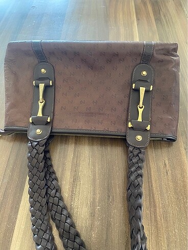 Diğer Vintage Gucci yurtdışından alınma gerçek deri çanta