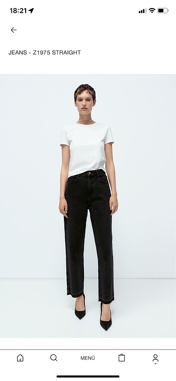 Zara straight fit jeans