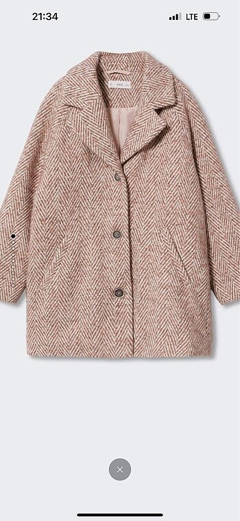 Mango kız çocuk kaban - Görsel 6