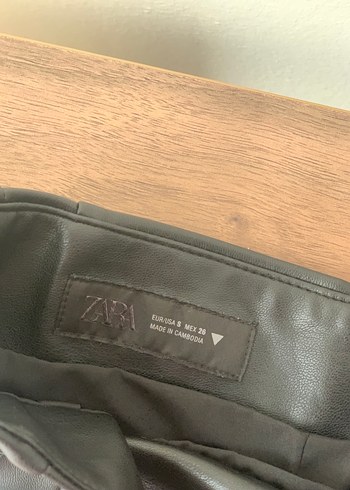Zara deri şort S beden(Etiketli) - Görsel 8