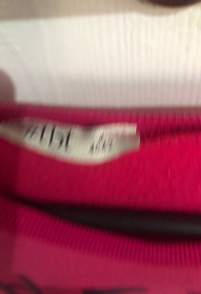 Kırmızı Uzun Kollu Sweatshirt "HEY!" Baskılı - Görsel 4