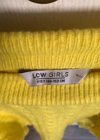 Sarı çocuk kazak - Görsel 2