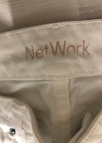 Erkek Beyaz Pamuk Pantolon Regular Fit - Görsel 2