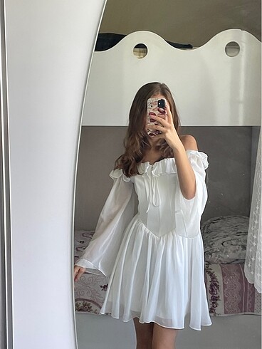 beyaz elbise