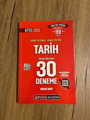 Pegem KPSS Tarih 30 Deneme