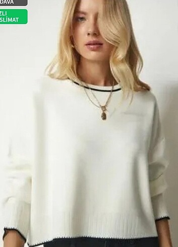 Oversize İspanyol Kol Triko Kazak