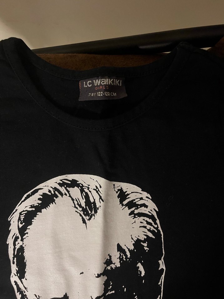 Siyah Uzun Kollu Baskılı Sweatshirt - Görsel 2