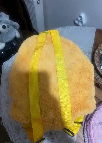 Sarı Peluş çanta - Görsel 2