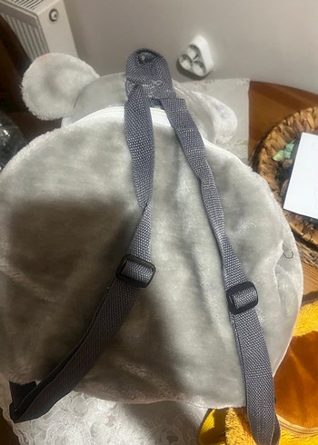 Gri Peluş çanta - Görsel 2