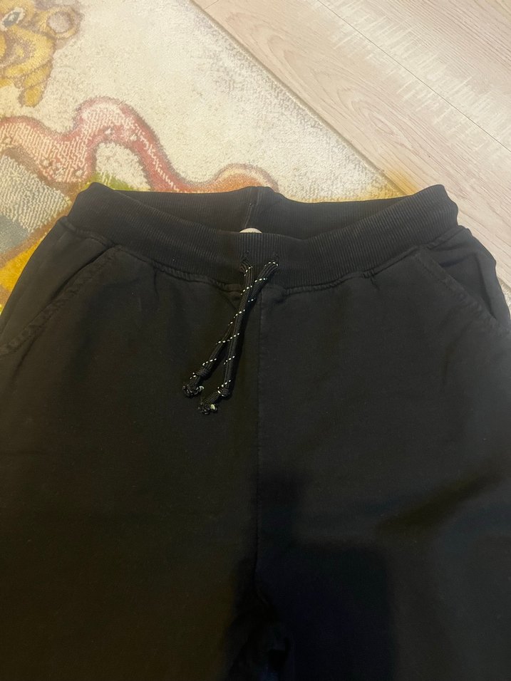 Erkek  çocuk Siyah Baskılı Eşofman Altı - Görsel 2