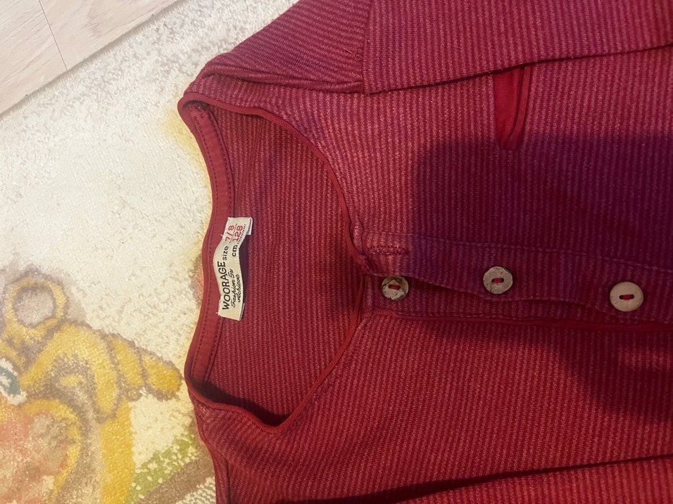 Erkek çocuk Bordo tshirt - Görsel 2