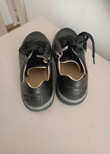 31 Beden siyah Renk Erkek Çocuk Siyah Sneakers