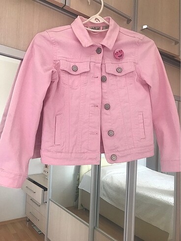 Pembe kot ceket