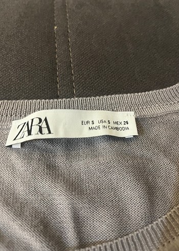 Gri Kadın Bisiklet Yaka Uzun Kollu Keten Kazak - Görsel 6