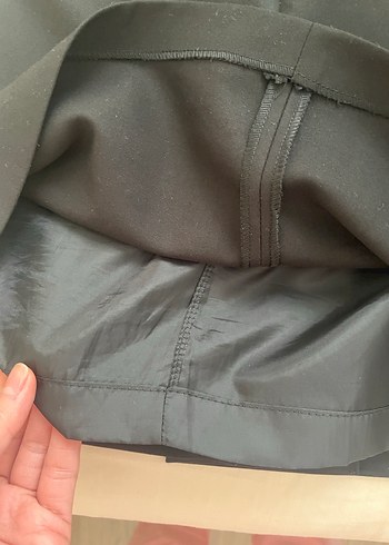 Siyah Mini Ofis Eteği - Görsel 7