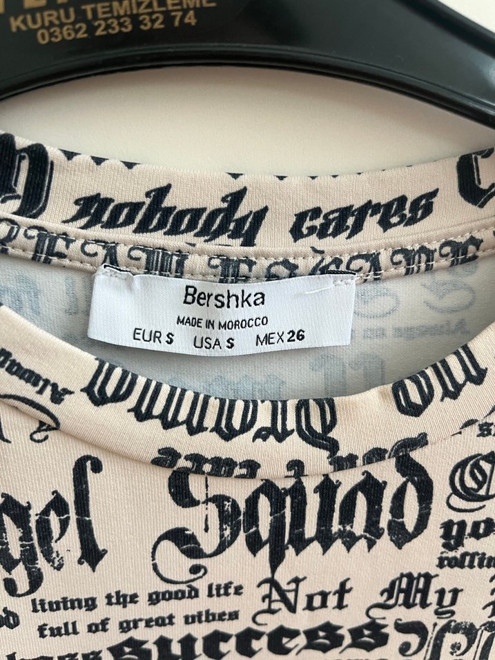 Baskılı Uzun Kollu Hamile Tişörtü - Görsel 5