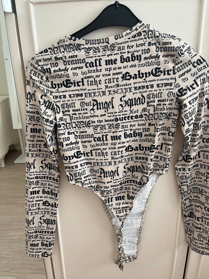 Baskılı Uzun Kollu Hamile Tişörtü - Görsel 3