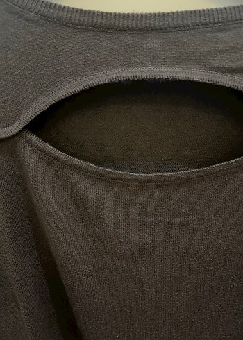 Kahverengi Kadın Uzun Kollu Triko Kazak - Görsel 4