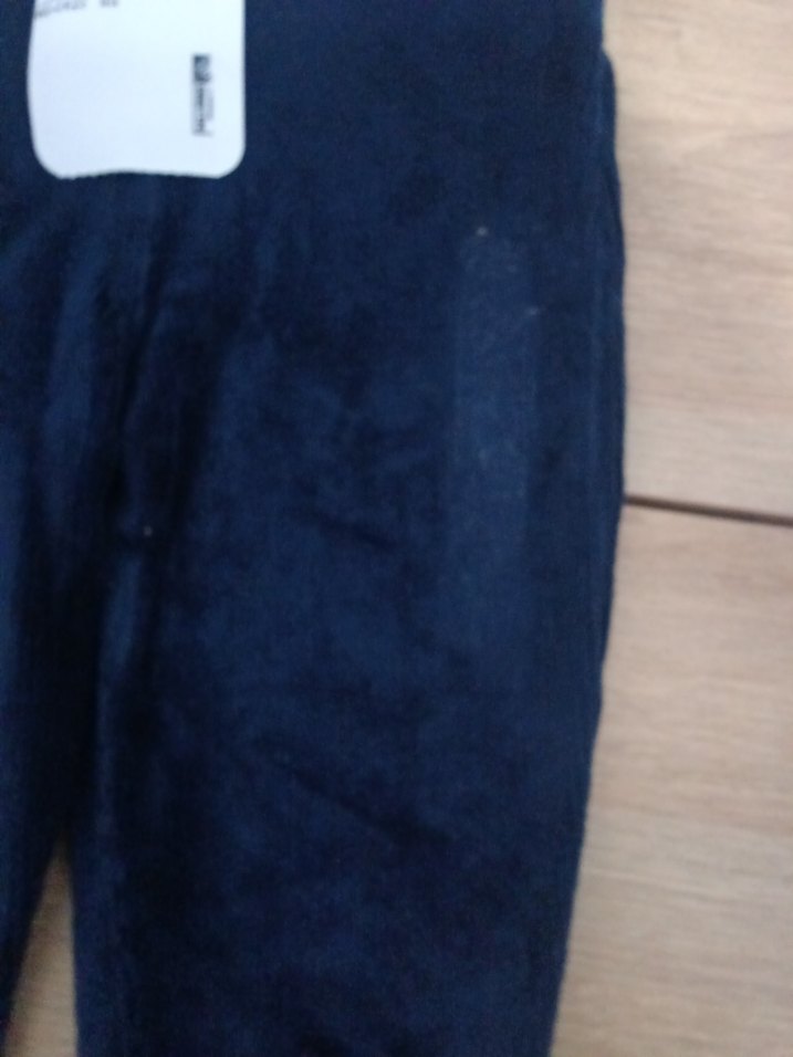 Kız Çocuk Lacivert Süet Tayt - Görsel 4