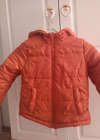 Turuncu Fermuarlı Erkek Çocuk Mont - Görsel 2