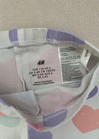 5 Yaş Beden çeşitli Renk H&M kız çocuk alt üst takım