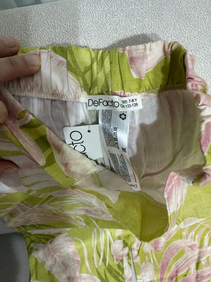 Defacto Kız çocuk Pantolon - Görsel 2