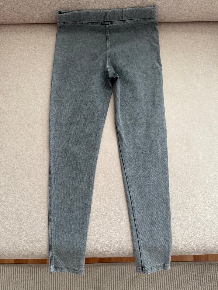 LCW Kız Çocuk Gri Denim tayt Pantolon - Görsel 2