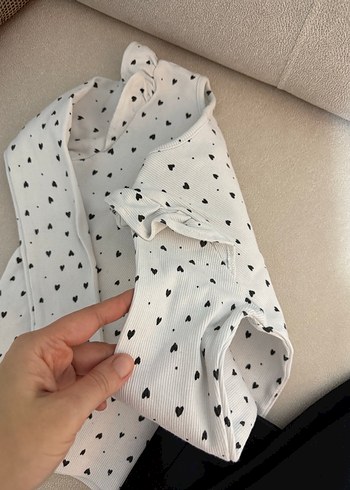 Kız çocuk Uzun Kollu Desenli Takım - Görsel 3