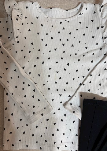 Kız çocuk Uzun Kollu Desenli Takım - Görsel 2