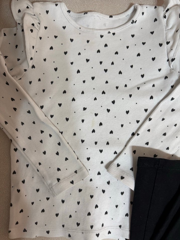 Kız çocuk Uzun Kollu Desenli Takım - Görsel 2