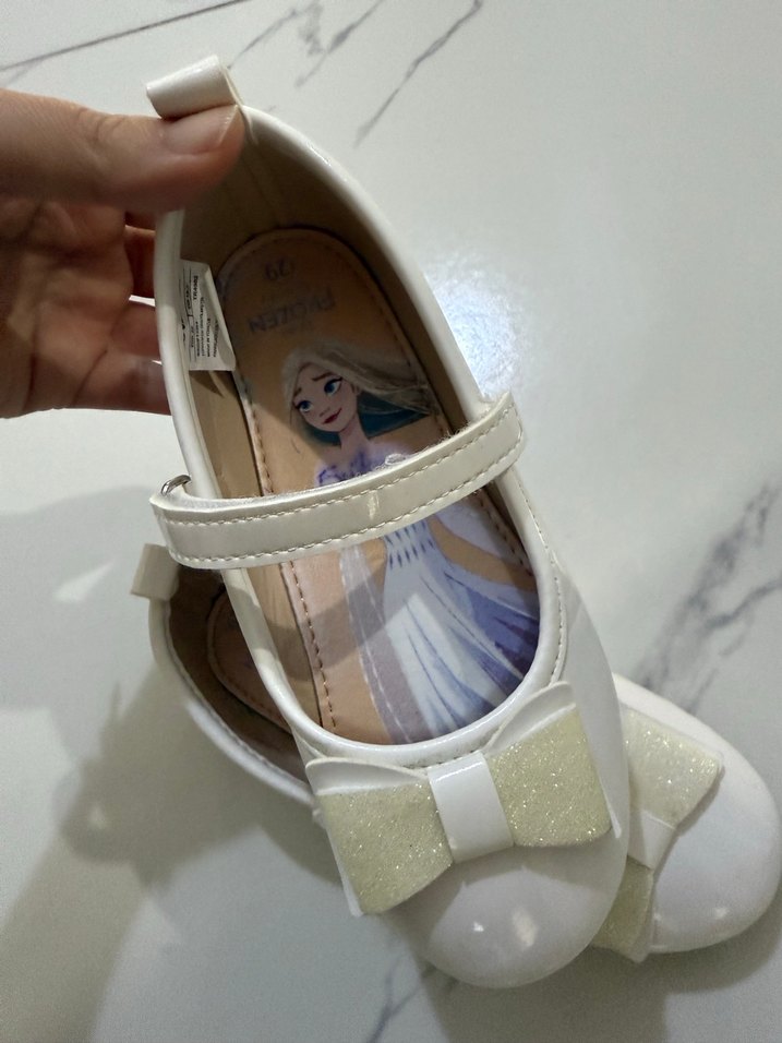 LCW STEPS Beyaz Fiyonk Detaylı Kız Babet - Görsel 5