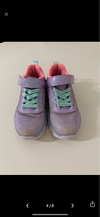 28 Beden çeşitli Renk Skechers kız çocuk ayakkabı 28 no